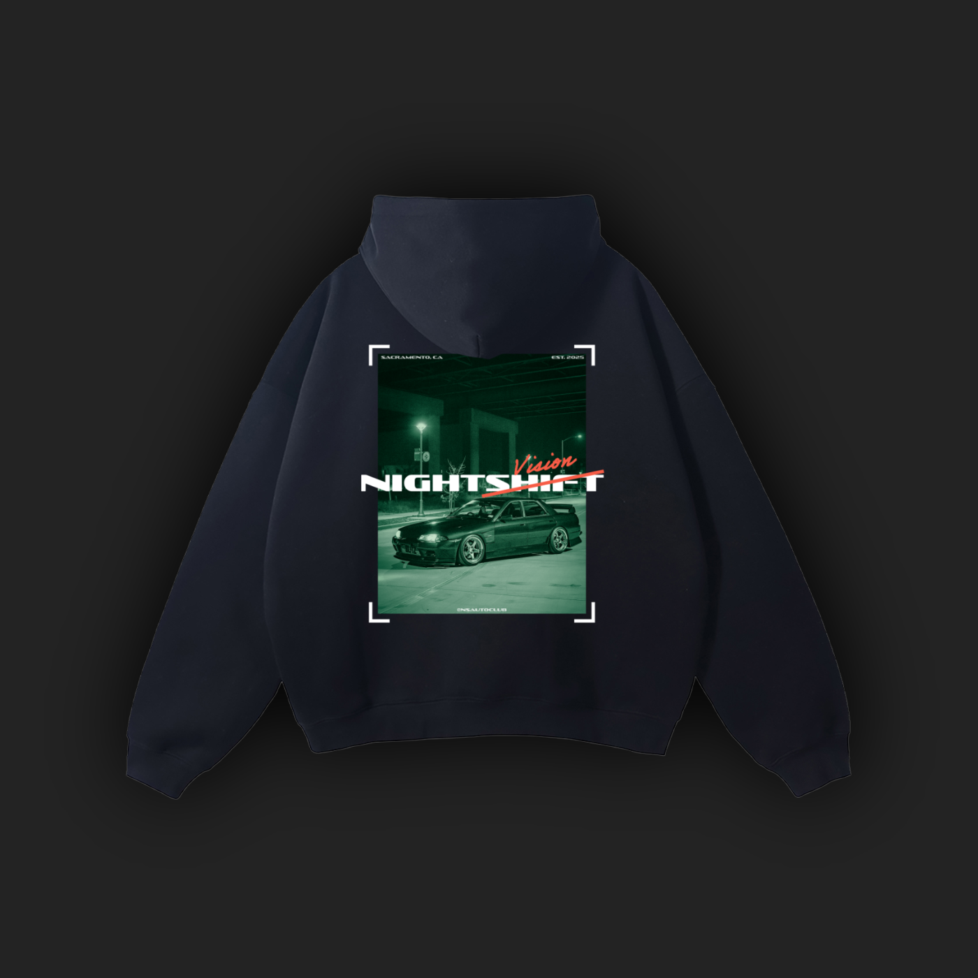 𝙉𝙎 | "NightVision" Oversize Hoodie